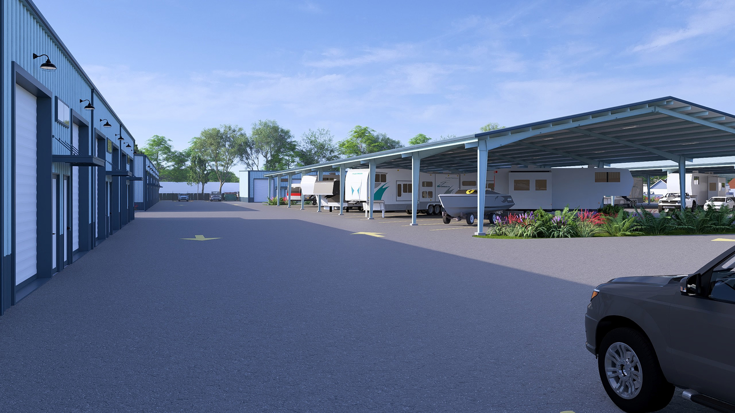 Motown Storage - Climate-Controlled Units and Wide Drive Aisles