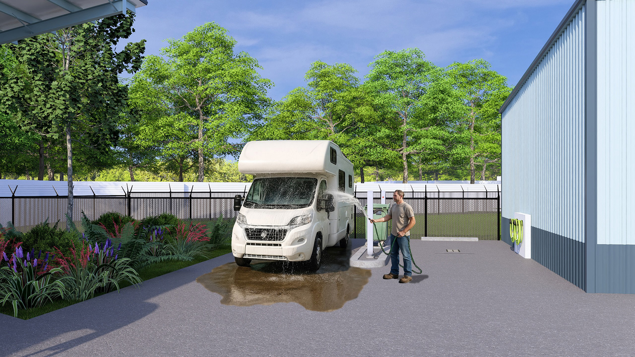 Motown Storage - RV Washing Station